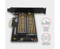 Axagon PCIE NVME+SATA M.2 ADAPTER - 730832 - zdjęcie 2